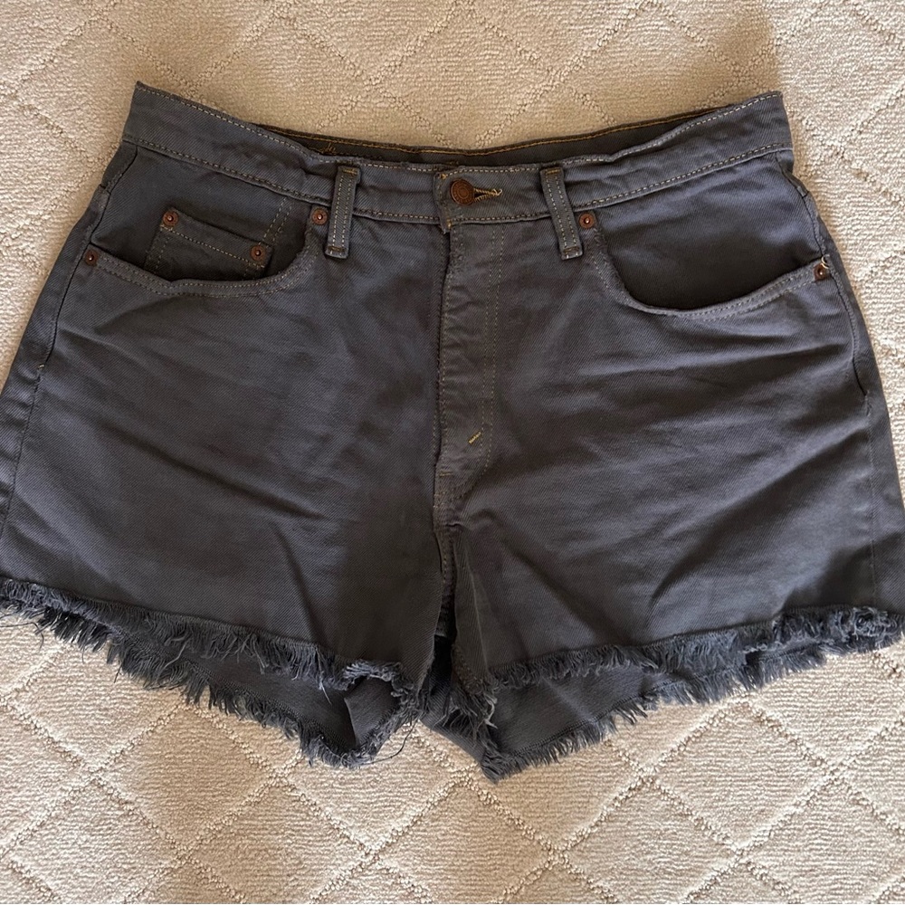 Levi's Charcoal Jean Shorts for Women